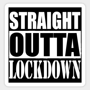 STRAIGHT OUTTA LOCK DOWN 2 Quarantine Sticker